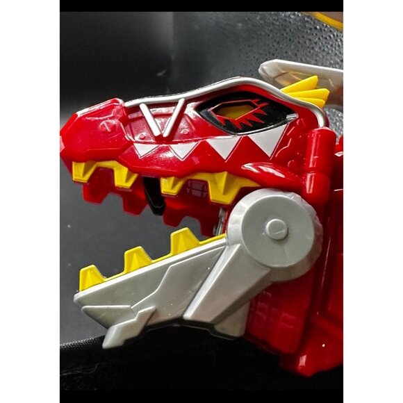 Power Rangers Tyrannosaurs Rex Super Charge Morpher Red Gun Blaster Bandai WORKS - Picture 3 of 13
